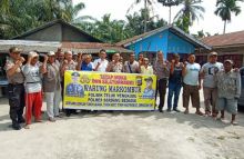 Polsek Teluk Mengkudu Berkomitmen Memberantas Narkoba, Judi dan Kejahatan di Wilkum Teluk Mengkudu