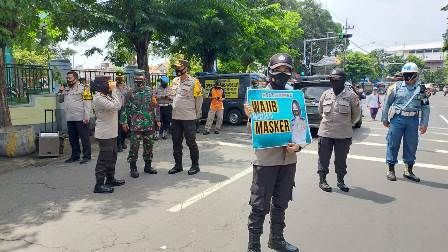 Danlantamal dan Dandim Surabaya Utara Turun Tangan, 24 Warga Langgar Prokes Ditindak