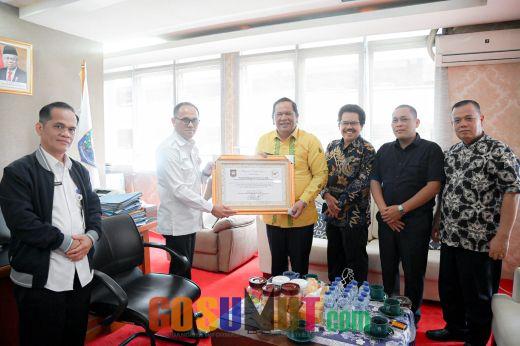 GTD GNRM Terbentuk, Wali Kota Padang Sidempuan Terima Penghargaan dari Kemendagri