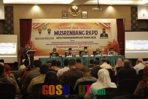 Pemkot Sidimpuan Kedepankan Skala Prioritas di Musrenbang RKPD 2022