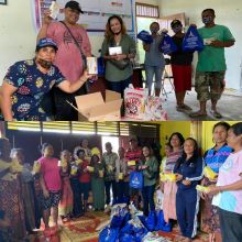 DR Hinca Panjaitan Salurkan Ratusan Bantuan Sembako Melalui Endamia di Kecamatan Juhar