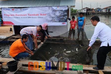 Tingkatkan Taraf Ekonomi Nelayan, Terminal BBM Medan Group Beri Bantuan CSR Rp 267 Juta