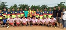 Kompetisi Liga Desa Ujung Batu IV Sambut HUT RI ke 77 Resmi Dibuka