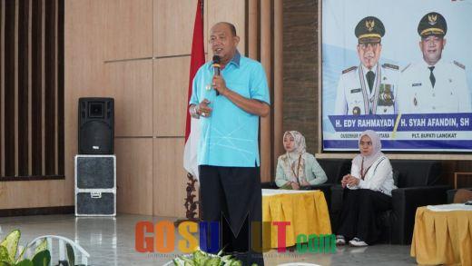 Syah Afandin Road Show Sosialisasi Kampung Beasiswa di Kabupaten Langkat