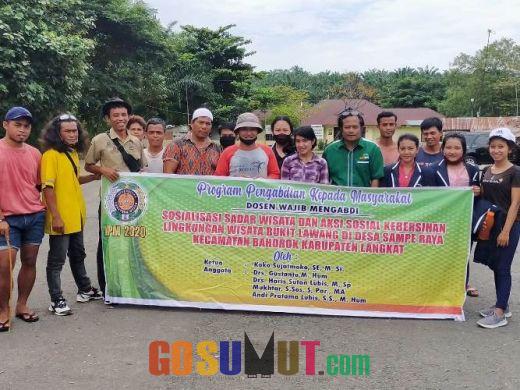 LPPM USU Sosialisasi Sadar Wisata Peduli Lingkungan di Bukit Lawang