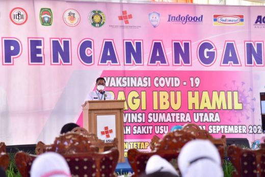 Gubernur Canangkan Percepatan Vaksinasi Covid-19 bagi Ibu Hamil di Sumut