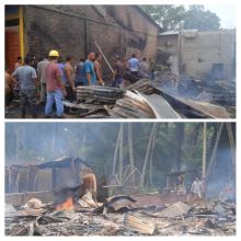 17 Rumah Warga di Kabupaten Paluta Hangus Terbakar