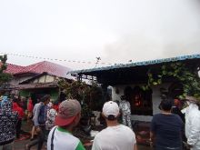 Lima Rumah Terbakar di Kabanjahe