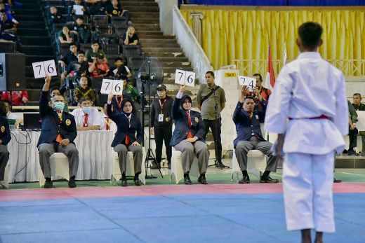 Gubernur Edy Tinjau Cabor Karate di Porprov Sumut 2022, Wasit Diminta Adil Pimpin Pertandingan