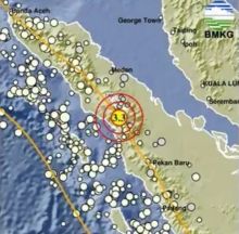 Tapanuli Utara Digoyang 3 Kali Gempa Dini Hari Tadi