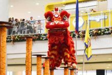 Sambut Perayaan Ilmek, Delipark Hadirkan Dekorasi Chinese Dragon Emperor
