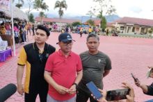 Olahraga Bersama TNI/Polri dan Pemkab Toba Semarak, Kapolres Toba: Ide Bersama