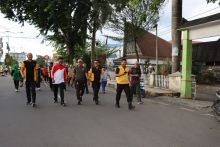 Bangun Sinergitas TNI Polri dan Forkopimda Setabagsel Gelar Jalan Santai
