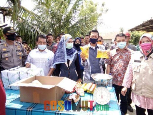 Langkat Salurkan 23.629 Paket Bansos Provsu,  Disalurkan Ditiga Kecamatan