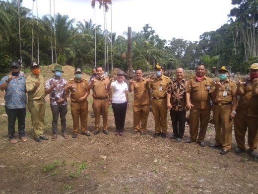 Tinjau lahan,  SMK dan SMP Negeri Akan Dibangun Di Kutambaru