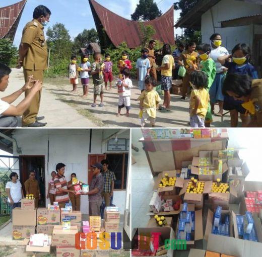 Pasca Covid-19,  340 Orang Masyarakat Desa Siringkiron Terima Makanan Tambahan Vitamin & Susu dari Dana Desa
