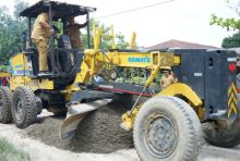 Hore! Jalan Penghubung 2 Desa di Kecamatan Bandar Pulau Asahan Telah Dibangun 