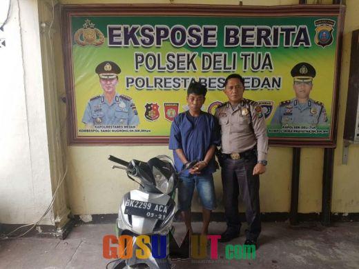Suhartono Curi Sepeda Motor Untuk Beli Sabu, Nginap Deh! Di Kantor Polisi