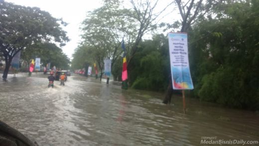 Gawat! Jalan Banjir Menuju KIM Ini Bakal Dilewati Menperin