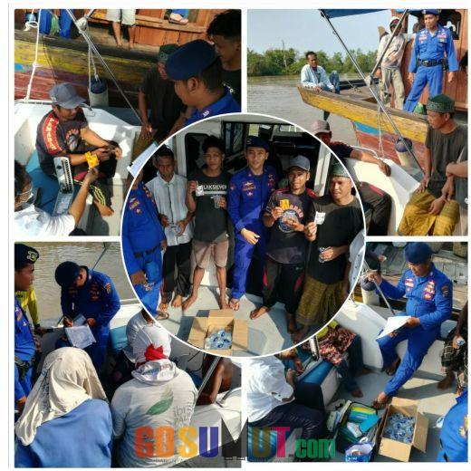 Sat Pol Air Polres Sergai Berikan Pelayanan Pemeriksaan Kesehatan Gratis Terhadap Nelayan