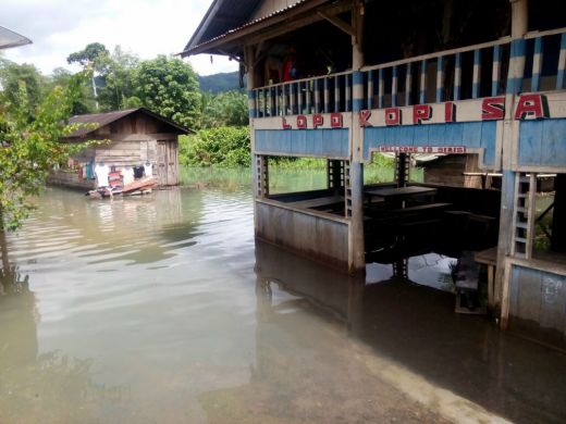 Ratusan Rumah di Angkola Sangkunur Masih Terendam