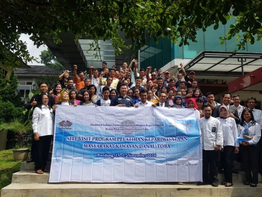 Badan Pelaksana Otorita Danau Toba (BPODT) Mengadakan Site Visit Program Pelatihan Kepariwisataan Masyarakat Kawasan Danau Toba  di Bandung