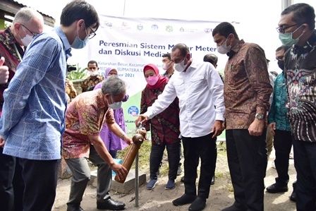 Resmikan Program Master Meter di Medan, Gubsu Targetkan  Kebutuhan Air Bersih di Akhir Periode Tuntas