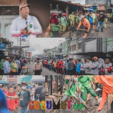 Pemko Padang Sidempuan Kembali Laksanakan Gotong Royong di Kawasan Jalan Thamrin dan Sekitarnya