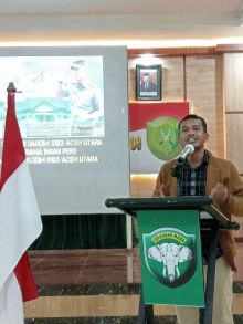 Dandim 0103 Aceh Utara Minta Hubungan Media dengan TNI Dipererat