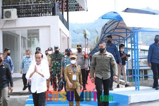 Kapoldasu Dampingi Presiden Seberangi Danau Toba Menuju Kabupaten Samosir
