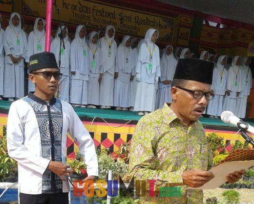 Camat Torgamba Buka MTQ dan Festival Nasyid