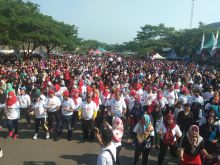Ribuan Kaum Milenaial Kabupaten Asahan Meriahkan Secara Gembira Acara Millenial Road Safety Festival 2019