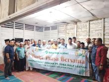 TPL Sektor Tapsel Rajut Silaturahmi Lewat Buka Puasa Bersama Di Dua Dusun Angkola Timur