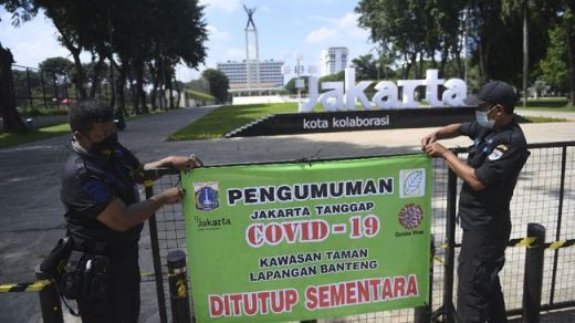 Ribuan Aparat Gabungan Dikerahkan Jaga PPKM Darurat Jakarta