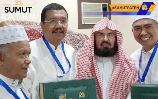 Di Makkah, Tengku Erry Bertemu Imam Besar Masjidil Haram