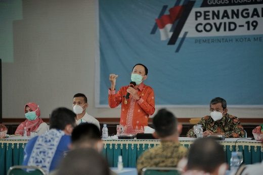 Pjs Wali Kota Medan Paparkan Langkah Strategis Percepatan Penanganan Covid 19