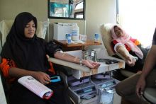 PKK dan Kader Posyandu Lingkungan Paindoan Gelar Donor Darah