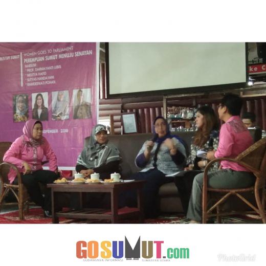 Seminar Perempuan Sumut Menuju Senayan yang Digelar FJPI Berlangsung Sukses