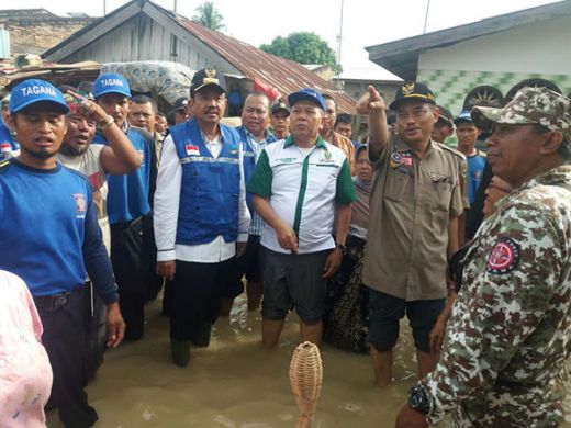 Banjir di Tebingtinggi, Gubsu Turun ke Kota Lemang