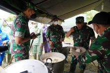TNI Korem 011 Lilawangsa Siapkan Dapur Umum dan Posko Kesehatan