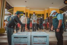 3.120 Vaksin Covid-19 tiba di Kota Padangsidimpuan