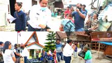 Bupati Samosir Koordinir Penyaluran Bantuan Makanan ke Masyarakat, Pardugul Terima 48 Paket