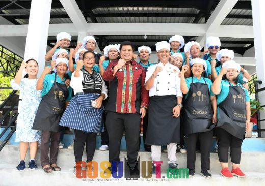 Diskopnakerindag Samosir Gelar Pelatihan Kuliner di Objek Wisata Lagundi