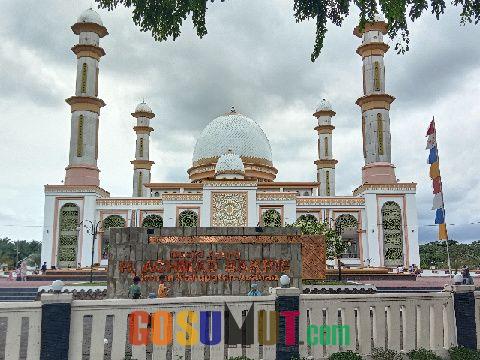 Wisata Religius Masjid Agung Achmad Bakrie Kisaran, Asyik Dikunjungi saat Lebaran