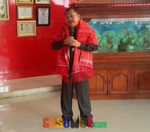 Mayjend Purnawirawan TNI Darlan Harahap Diskusi Penanganan Covid 19,  Persiapan New Normal di Taput