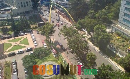 Hati-hati Melewati Jalan Diponegoro, Ada Perbaikan Trotoar Jalan