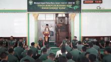 TNI Korem 011 Lilawangsa Semarakan  Tahun Baru Islam 1444 H di Masjid Al - Fitrah