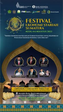 Aceh Tuan Rumah Festival Ekonomi Syariah  Sumatera 2022