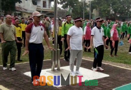 Kapolres Labuhanbatu AKBP Frido Ambil bagian di HUT TNI ke- 73