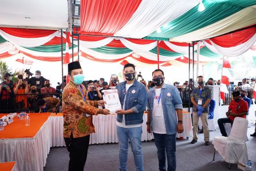 Serahkan Berkas Pencalonan ke KPU, Bobby - Aulia Inginkan Collaborative Government di Medan